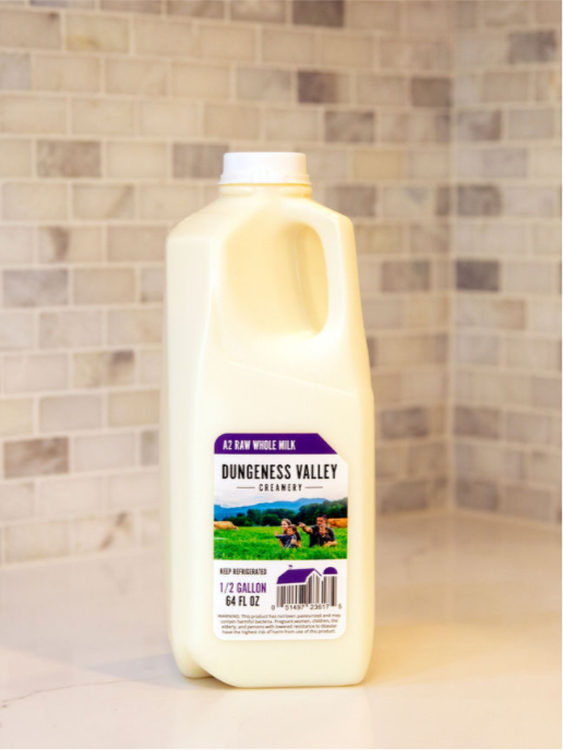 DVC 100% A2 Raw Cow Milk 1/2 Gallon