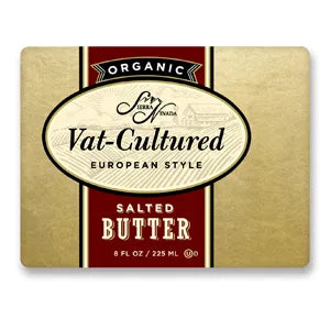 Sierra Nevada Organic Vat-Cultured Butter, Salted