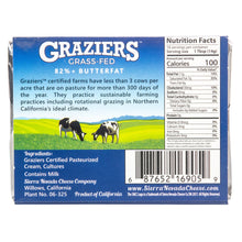 Graziers Grass-Fed Vat-Cultured Butter, Unsalted