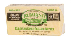 Rumiano Family Organic Grass-Fed Unsalted Butter