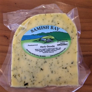 Samish Bay Herb Gouda Cheese 1/3lb