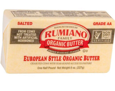 Rumiano Family Organic Grass-Fed Salted Butter